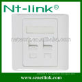 86 Type RJ45 Double face Faceplate